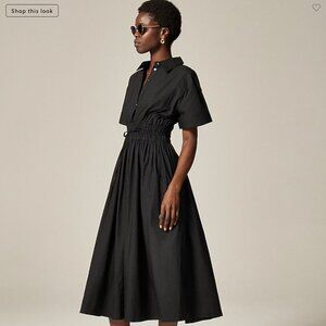 NWT J. Crew Elena shirtdress in cotton poplin